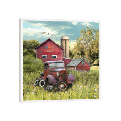 Patriotic Farm - Print on Canvas