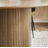 Iris Oak Oval Dining Table-87385346