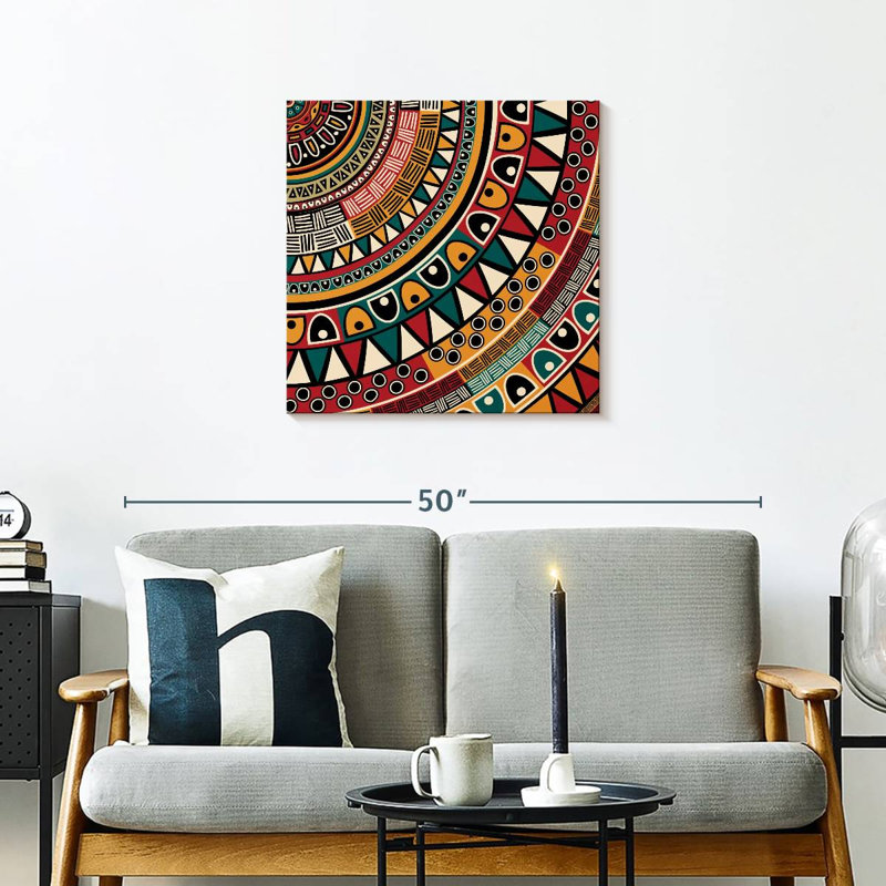 Motif africain Kerner, H 24 po x l 24 po