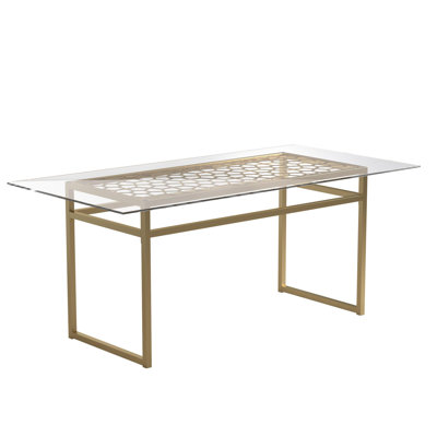 Metal Base Dining Table