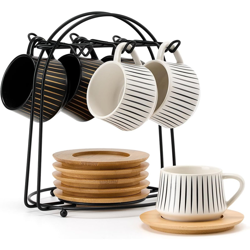 Tasses à café en céramique et espresso