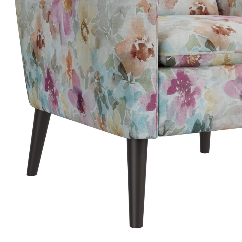 Maisel Upholstered Armchair, Pink Polyester