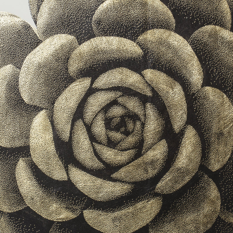 Gold Succulent B Print