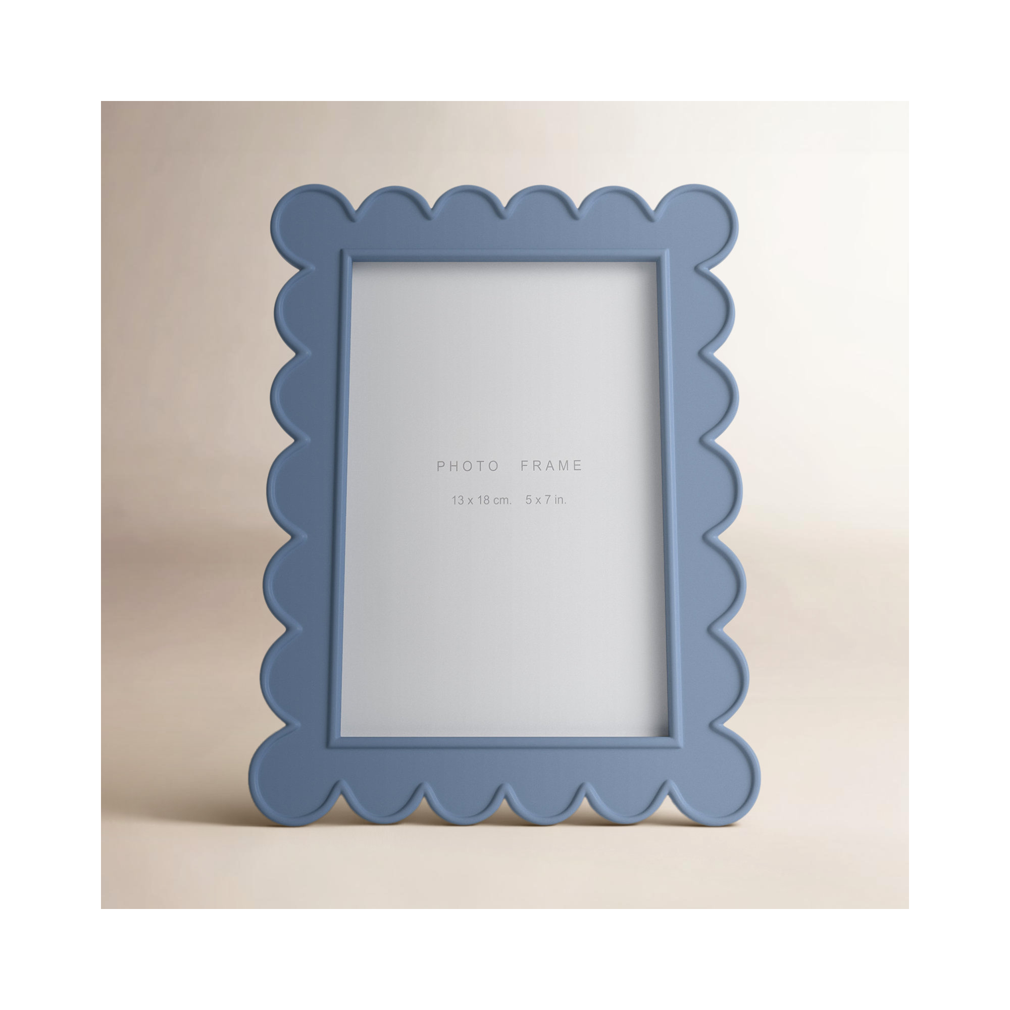 Elegant Polyresin Glass Frame, 5" W x 7" H
