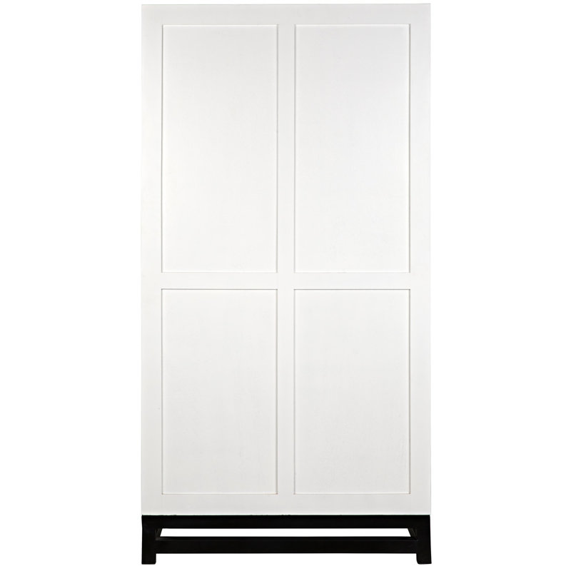 Maharadscha 2 - Door Armoire, Solid White, 82" H x 42" W x 20" D