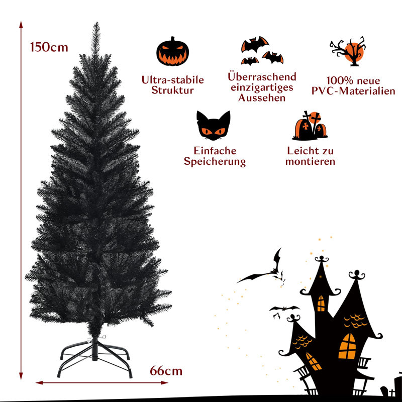 Black Cashmere Christmas Tree