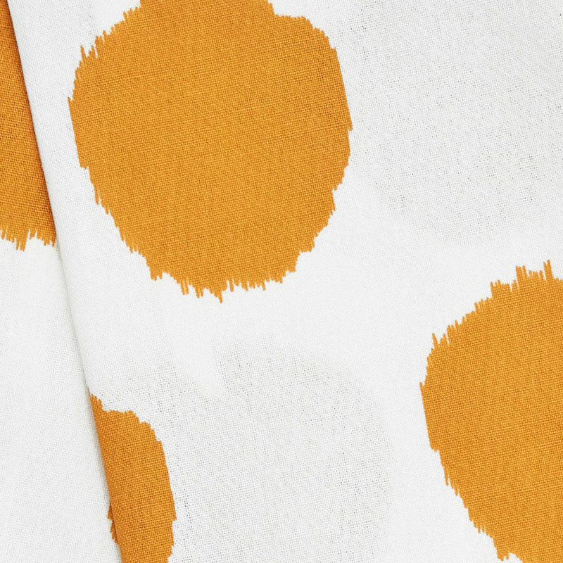 Serviette à pois ocre, Jaune