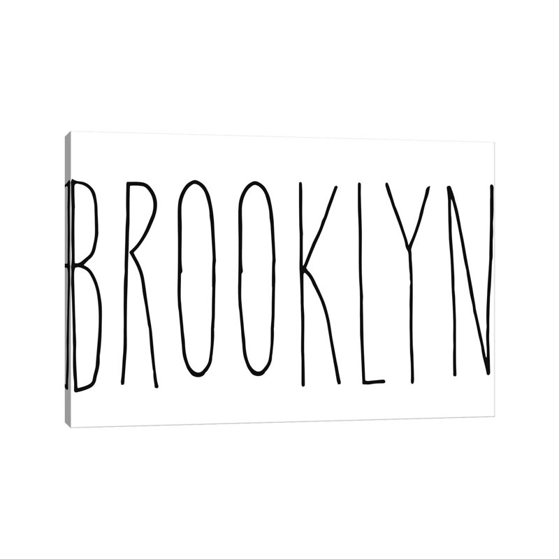 " Brooklyn " by Art Mirano, 18'' H x 26'' W x 1.5'' D