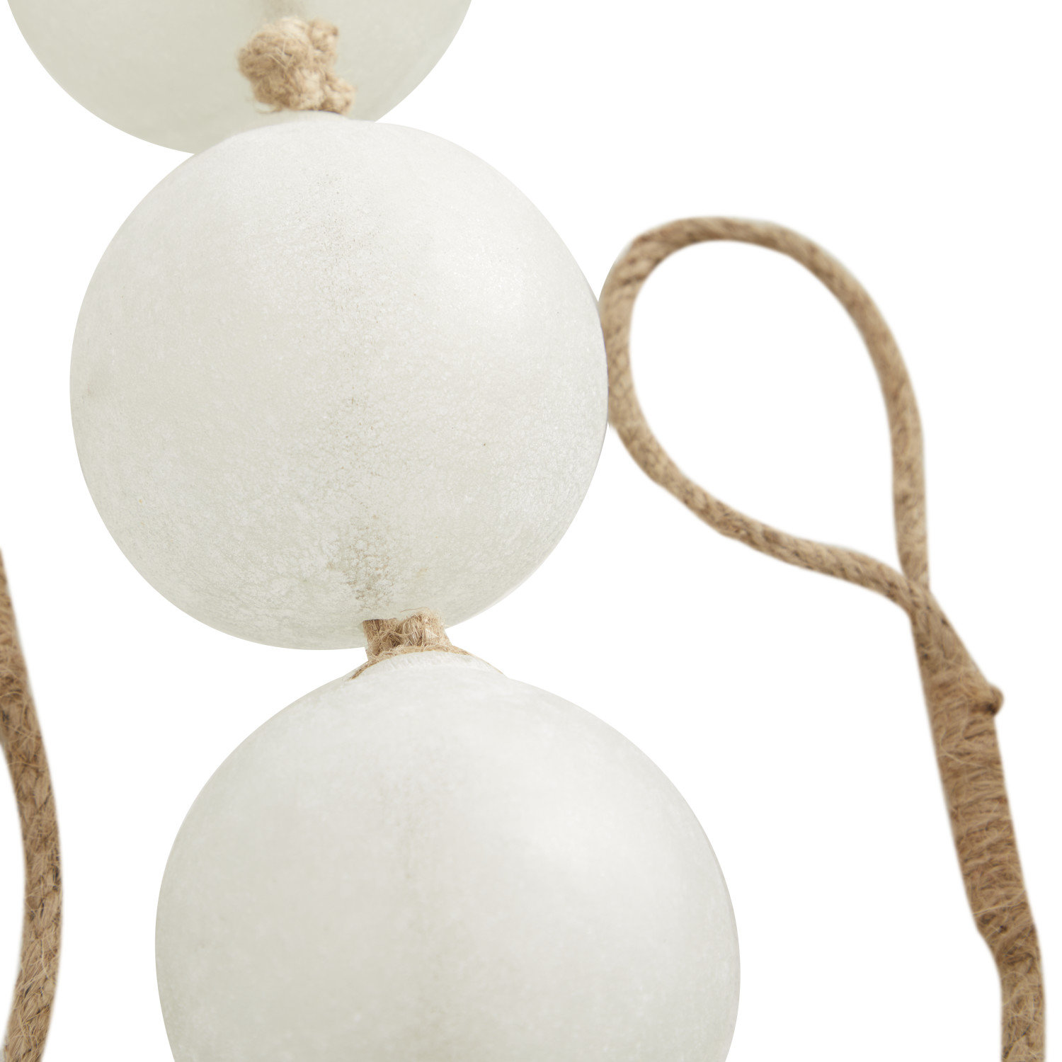 Pearl Glass Garland, Teal, 91" L