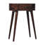 Table de chevet en bois noyer Albion