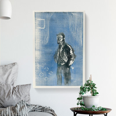 Self-Portrait by Edvard Munch - Wrapped Canvas