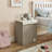 Collapsible Folding Corduroy Kids Plush Laundry Hamper Toy Storage - Gray Elephant