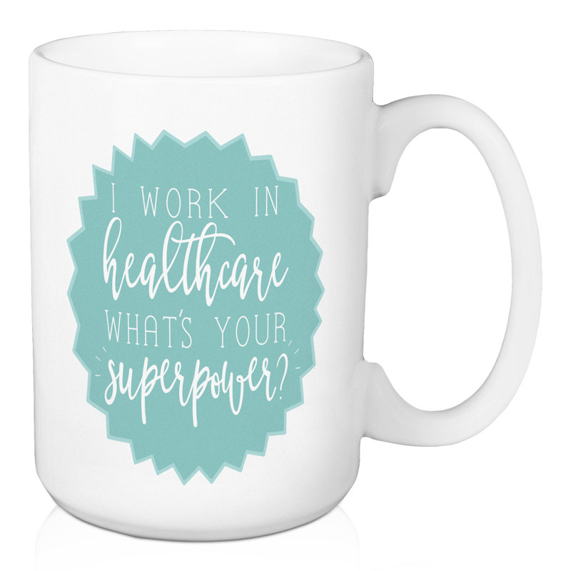Grande tasse à café healthcare worker is my superpower