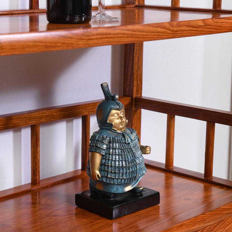 Chinese style solid wood simple bookcase