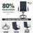 4 - Person 41" Round Dining Set With Swivel Chairs-867591359