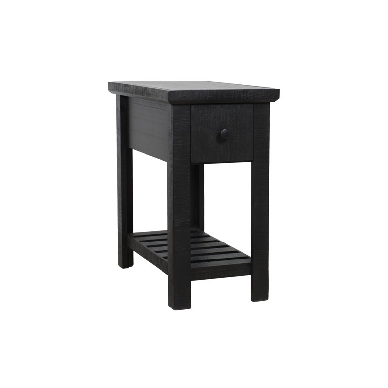 Grande table de bout Mattie, table d'appoint en bois