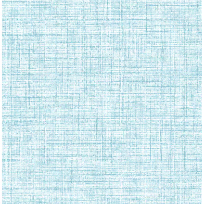 Rouleau de papier peint imprimé L 33 pi x l 20,5 po Amara Linen, Turquoise