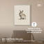 «Vellum Bunny I», reproduction d'art sur toile encadrée par Art Remedy, cadre argenté, 16 x 20-131352667-131352680