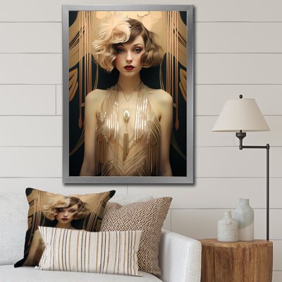 Art nouveau, élégant et glamour - impression