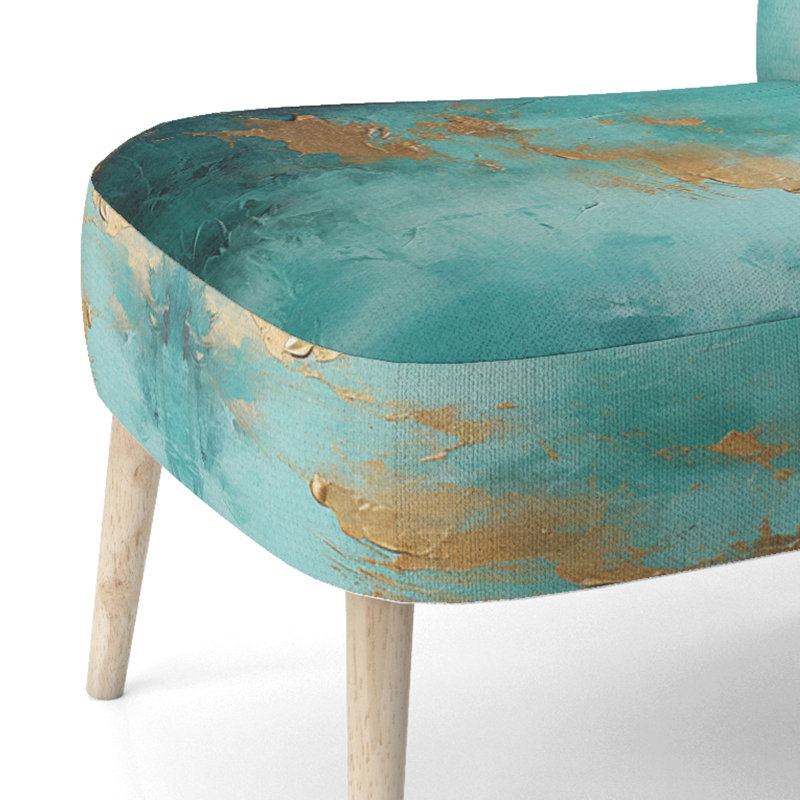 Chaise d'appoint rembourrée Kyandra