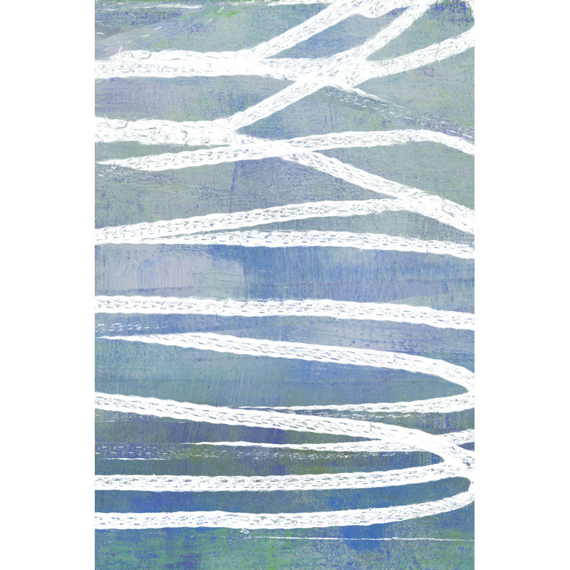 Pastel Gradient II by Jennifer Goldberger - Painting on Canvas, 122 cm H x 81 cm W, Wrapped Canvas