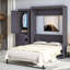 Lit escamotable avec garde-robe et tiroirs Pilaal-45086883
