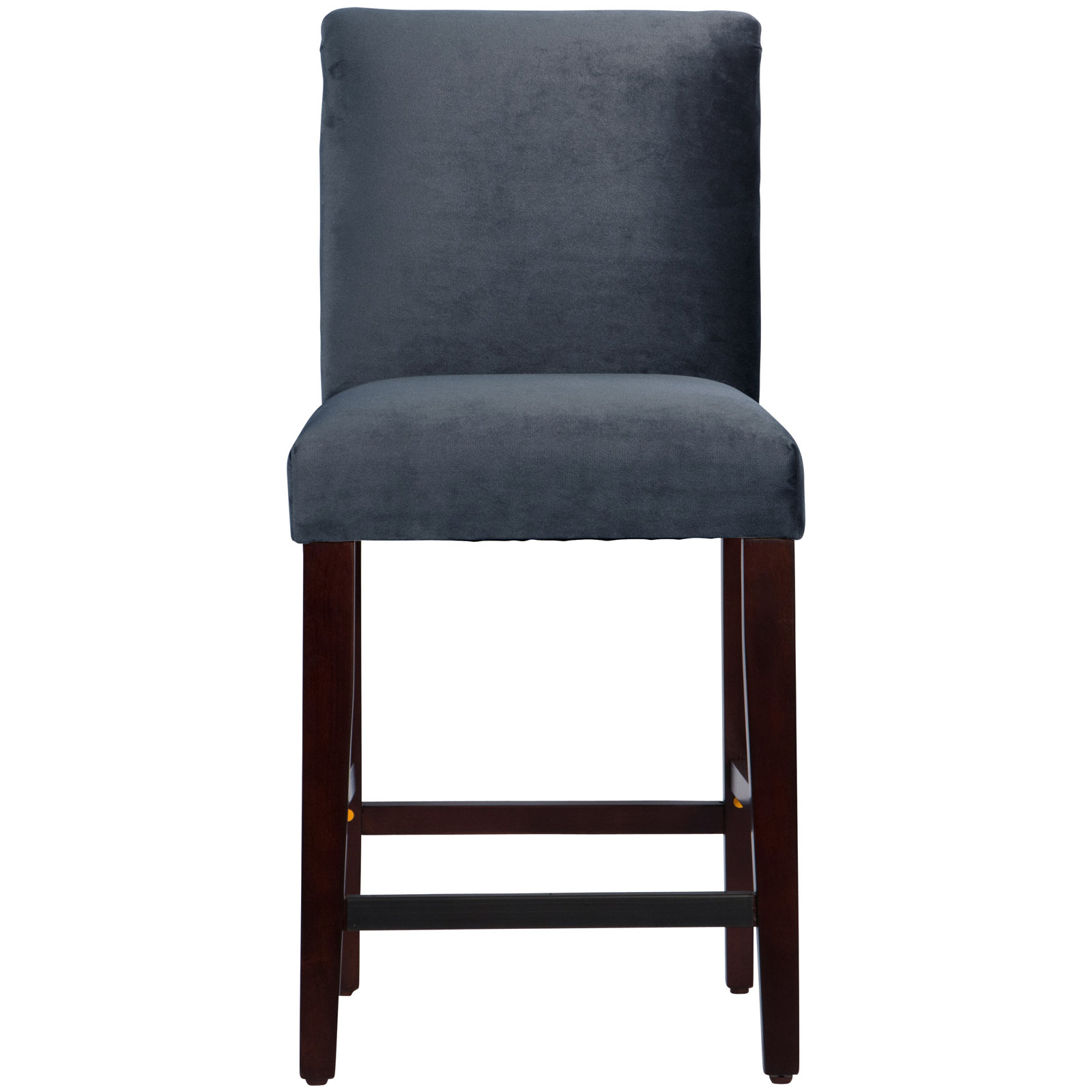 Hadrien Bar and Counter Stool, Counter Stool (26" Seat Height), Espresso, Classic Berry Velvet