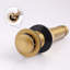 Robinet de salle de bain 4 pouces en or brossé avec bonde escamotable et tuyaux d'alimentation - Contrôle élégant du débit d'eau du lavabo-lavabo 2