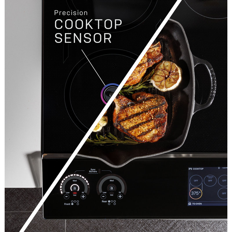 30" 5.3 cu.ft. Smart Slide-in Electric Range