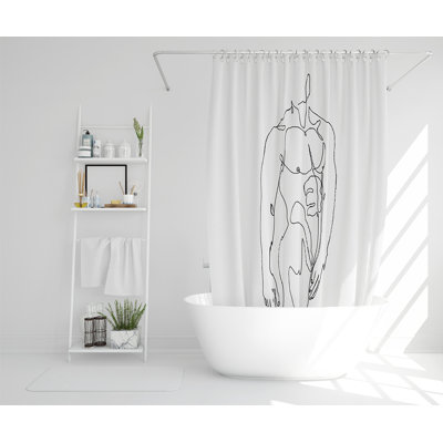 Ella-Jean Polyester Shower Curtain