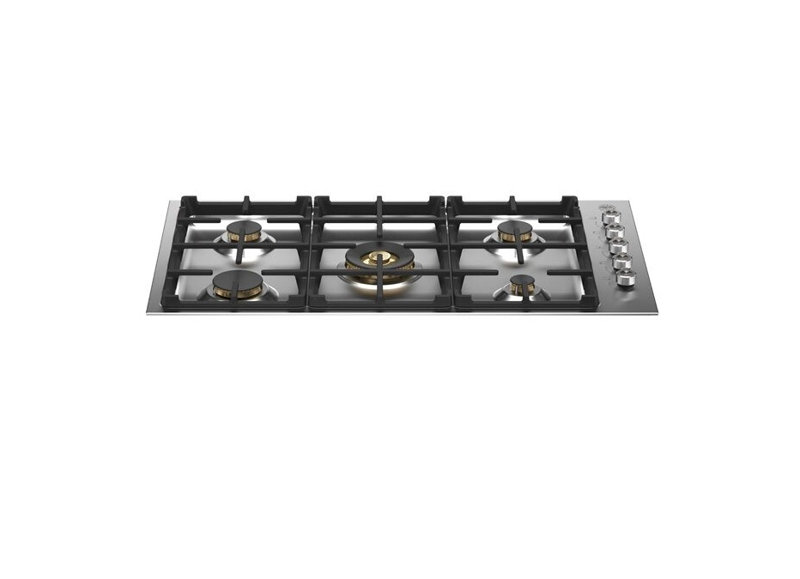 Bertazzoni 36.38'' W Gas Cooktop, Brass