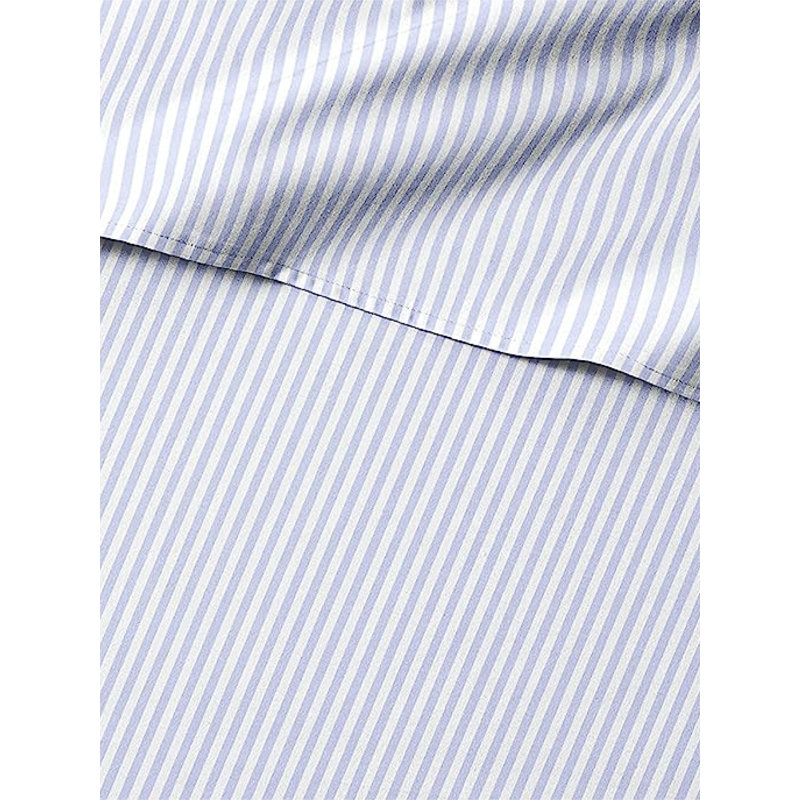 Kids Sheet Set, Soft Microfiber Bedding, Cozy & Breathable, Wrinkle Free Easy Care Bed Sheets, Blue Stripes 