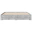 Vidaxl Bed Frame With Drawers Concrete Grey-533798020