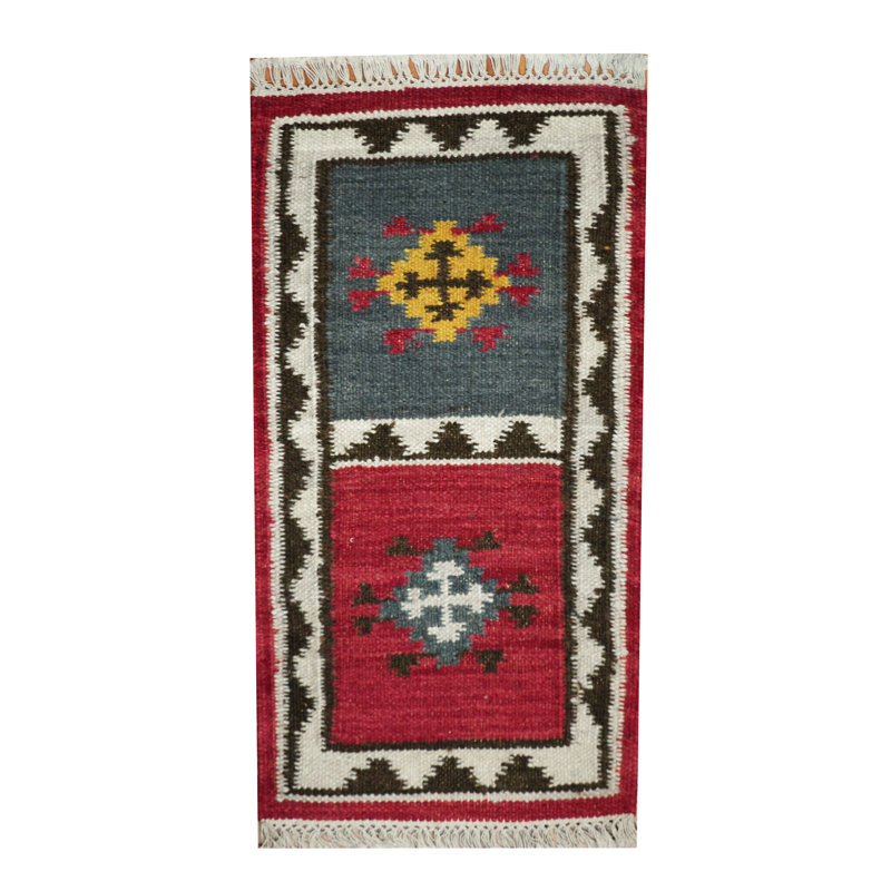 Moorpark Wool Southwestern Indoor Rug, Rectangle 1'8" x 3'3"