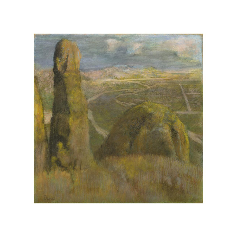 «Landscape» par Edgar Degas - Estampe numérique, H 28 po x l 22 po