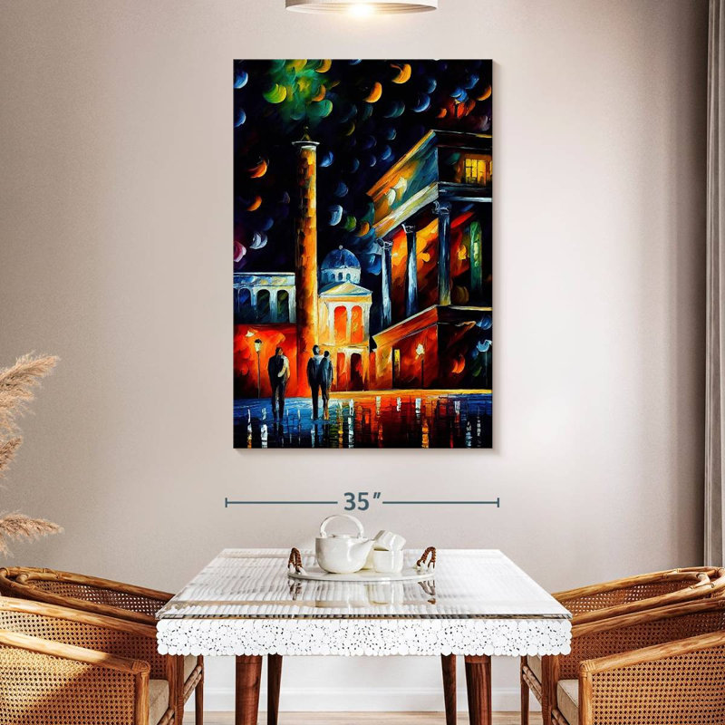 Aime Athens Night II, 51" H x 34" W