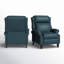 Fauteuil inclinable en cuir véritable Ambrosane-79515879