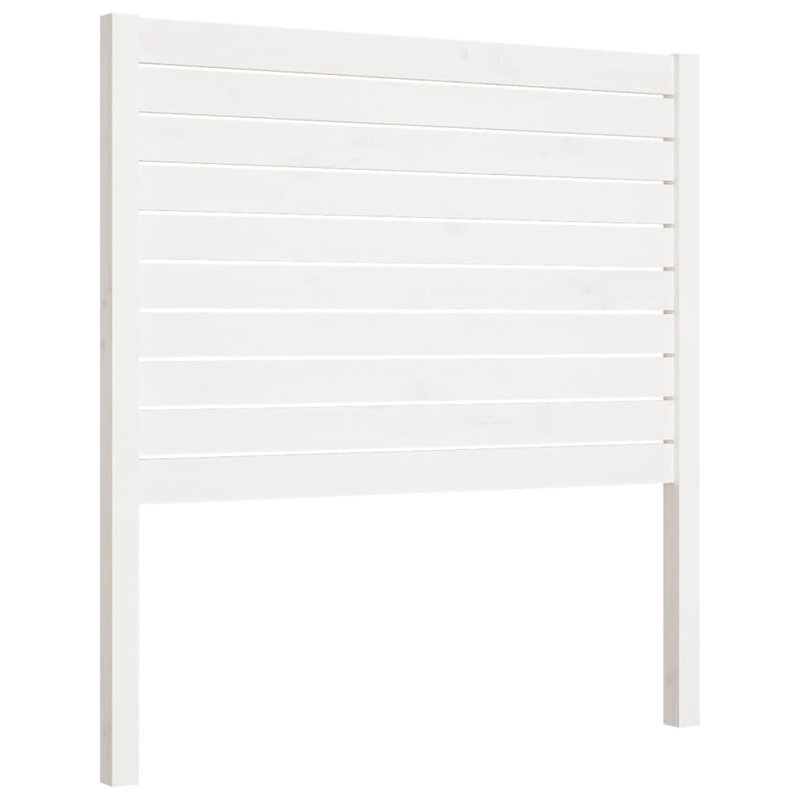 Jamael Solid Wood Headboard, White, 81 x 100 cm