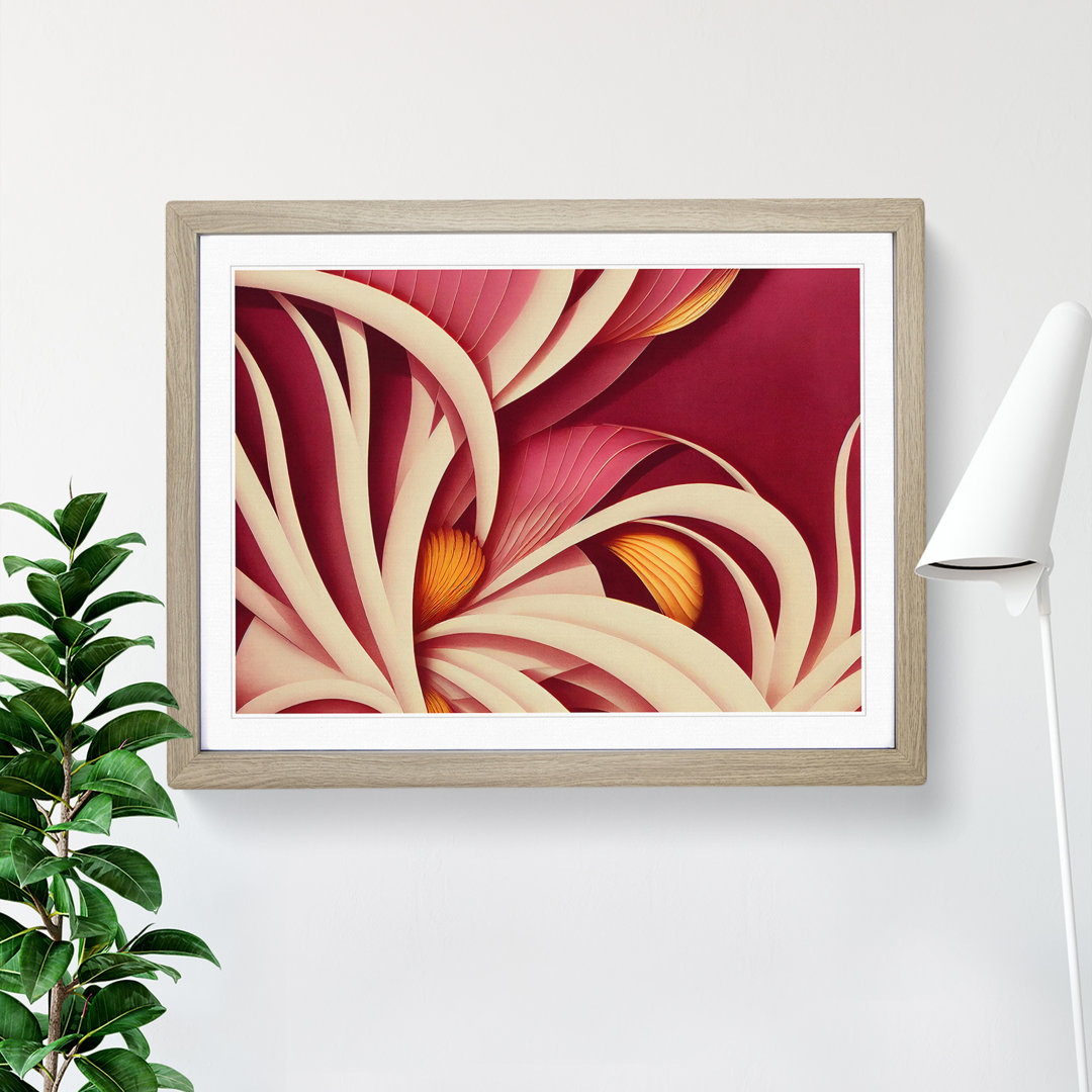 Fine Flowers Deco - Single Picture Frame Print