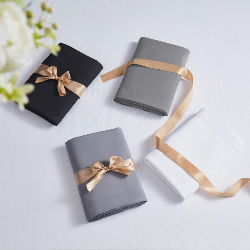 Luxury Collection Classic Smooth Thread Sheet Set, King, Iridium Gray
