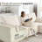 Boneless 6-Piece Upholstered Sectional Corduroy Modular Sofa With Ottoman-1136495803