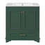 Meuble-lavabo 30 po avec lavabo en céramique et portes à fermeture douce-773702448