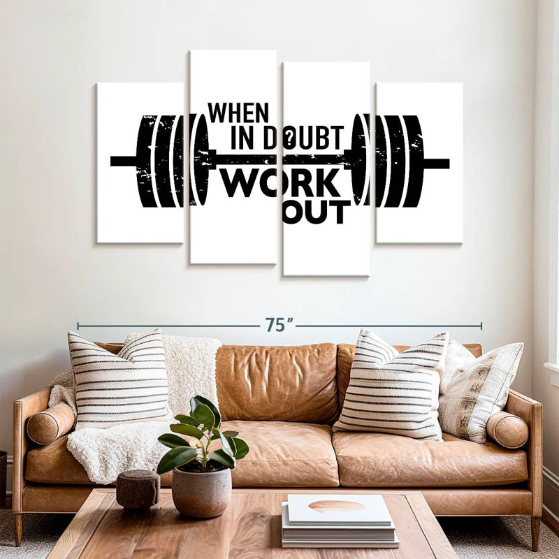 Kema When In Dououte Work Out, H 42 po x l 68 po