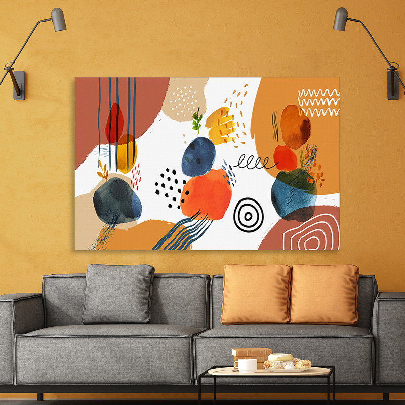 Plantes en pot 696 - Impression sur toile tendue, H 12 po x l 18 po x P 1,5 po