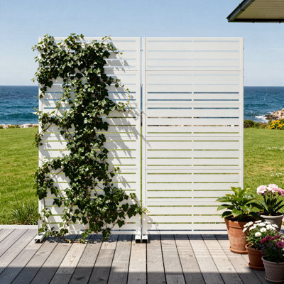 Telly 6 ft. H x 3 ft. W Privacy Metal Screen
