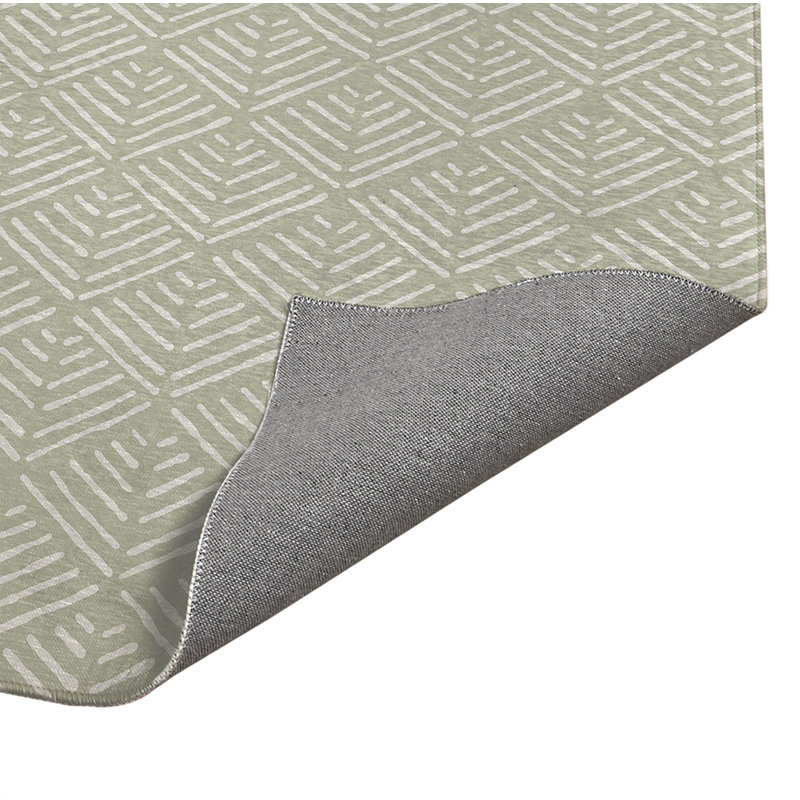 Tapis de cuisine Tribal Dreamer, Vert clair, Rectangle 4pi x 6 pi