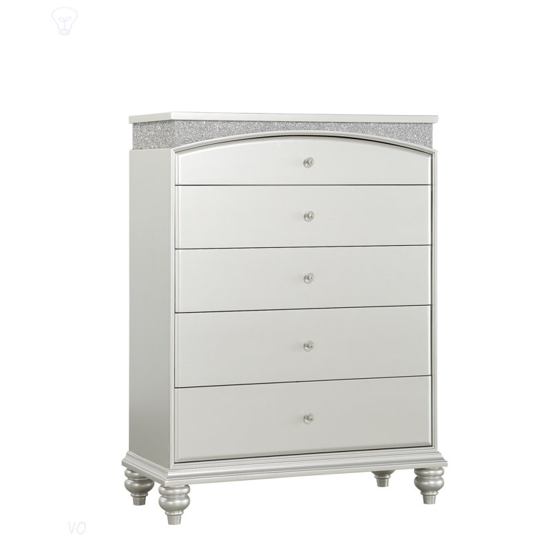 Commode à finition platine Maverick