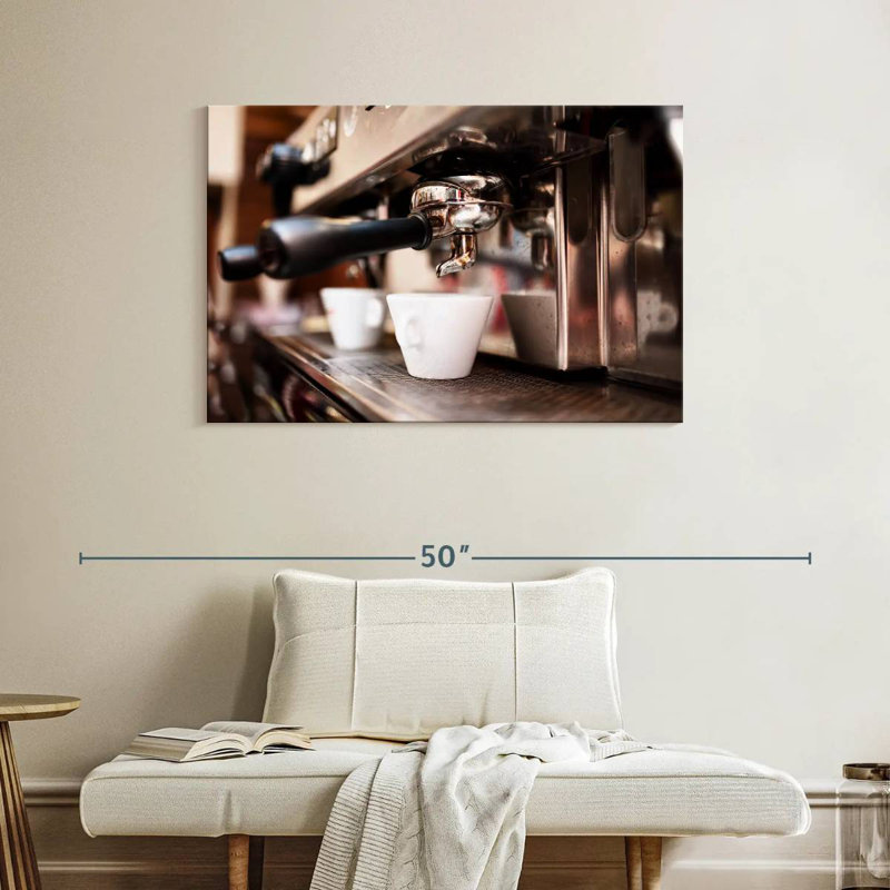 Yista Barista espresso, H 26 po x l 39 po