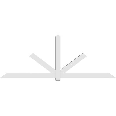 Support de pignon en PVC de qualité architecturale Kennewick