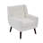 Jaqueze Upholstered Polyester Tufted Square Arm Accent chair-345980272
